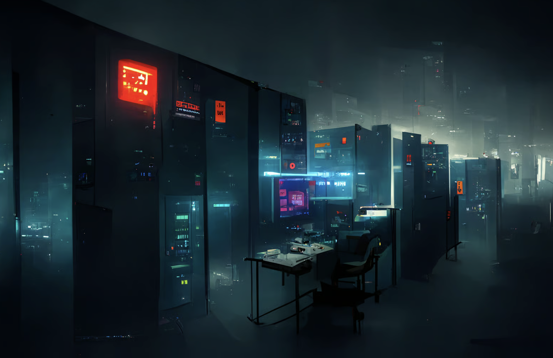 Data centre server racks holding immutable backup infrastructure